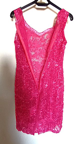 Abito pizzo + sottoveste fatti a mano