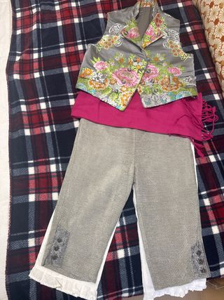 Conjunto Fallero Chaleco y Pantalón talla 14