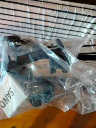 Cama Plegable Ikea 80cm Azul y Blanca