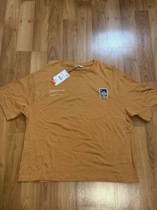 Camiseta Zara Naranja Talla L