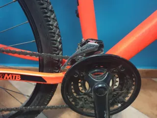 Bicicleta Montaña Naranja BTWIN 26'