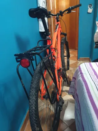 Bicicleta Montaña Naranja BTWIN 26'