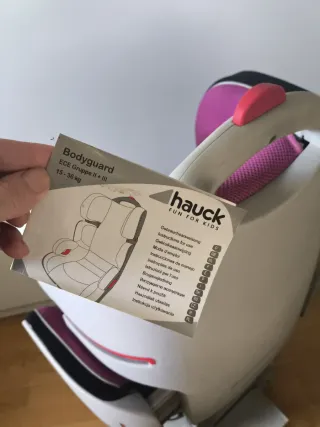 Silla coche grupo 2/3