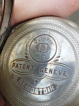 Reloj da tasca manuale da riparare silver