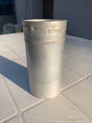 Misurino Mezzo Litro Metallo Vintage
