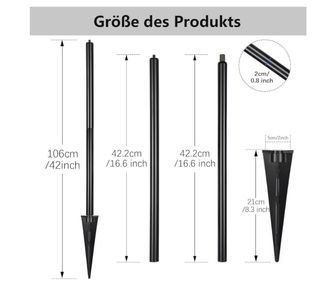 2 Aste Supporto Fototrappola