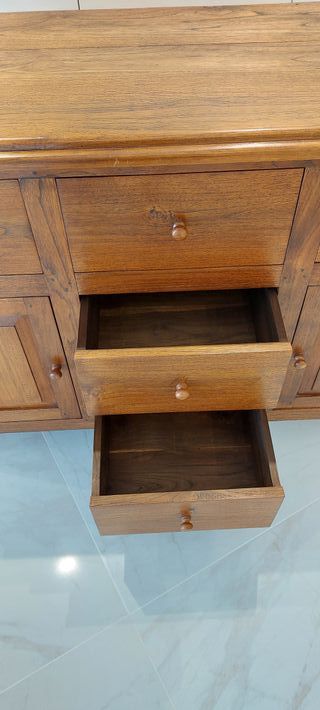 MUEBLE COLONIAL CON CAJONES ANTAS L.129 P.45 H.86