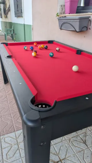 Mesa de salón convertible a billar