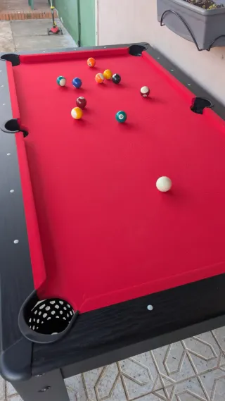 Mesa de salón convertible a billar