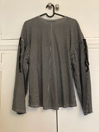 Camiseta Zara Vichy Manga Larga