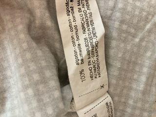Camiseta Zara Vichy Manga Larga