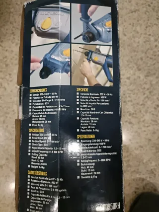 Martillo Percutor Rotatorio GMC 950W 4 Funciones