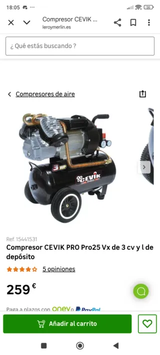 Compresor Cevik Pro 3 HP