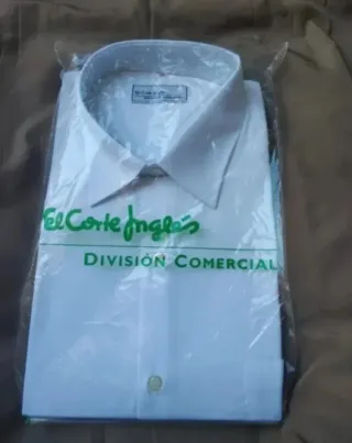 Camisa El Corte Inglés Blanca Precintada