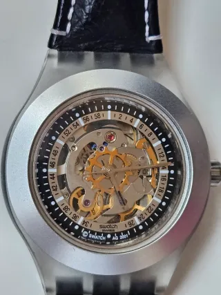 Swatch Diaphane Irony Skeleton Automático