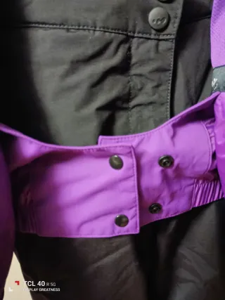 Completo sci viola donna