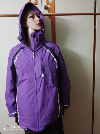 Completo sci viola donna