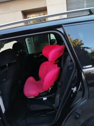 Silla de coche bebé color rojo