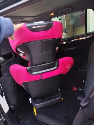 Silla de coche bebé color rojo