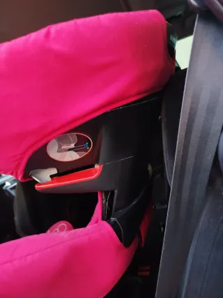 Silla de coche bebé color rojo