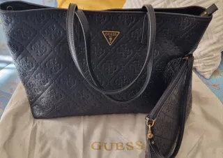 Borsa Guess Nera Trapuntata