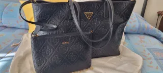 Borsa Guess Nera Trapuntata