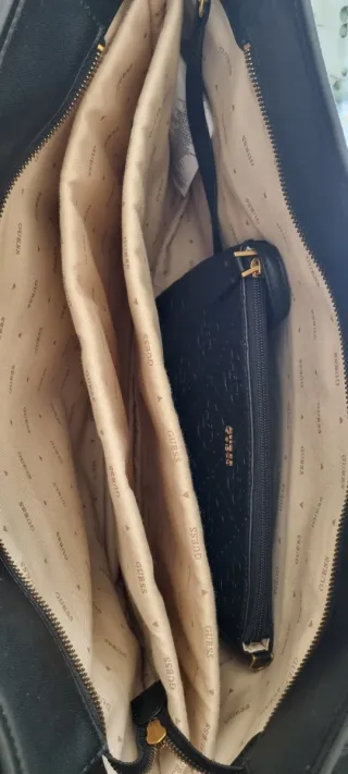 Borsa Guess Nera Trapuntata