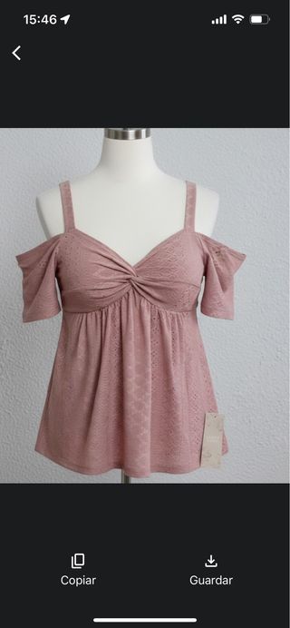 Top rosa talla L