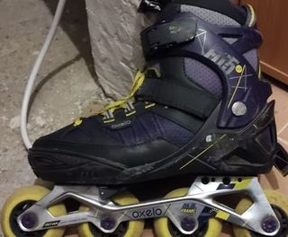 Patines en línea morados talla 38-41