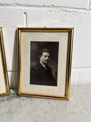 Coppia Antica Cornici Ritratto '900