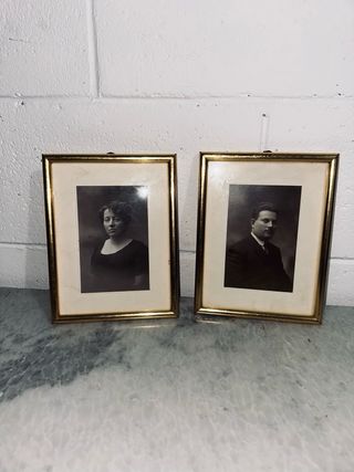 Coppia Antica Cornici Ritratto '900