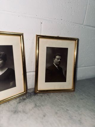 Coppia Antica Cornici Ritratto '900