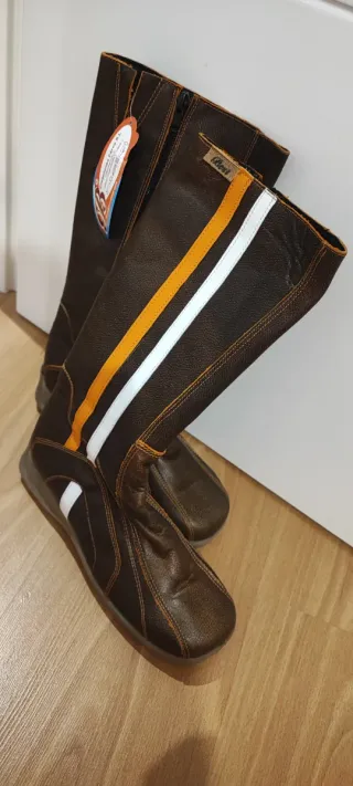 Botas Piel Talla 37 Mujer