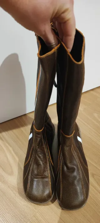 Botas Piel Talla 37 Mujer