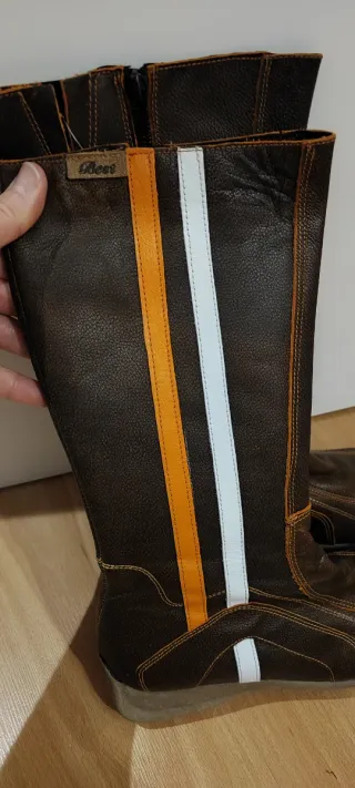 Botas Piel Talla 37 Mujer