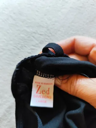 Body Lencero Negro Encaje Talla L