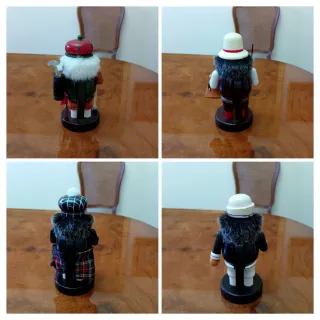 Lote 8 Figuras El Cascanueces de Madera