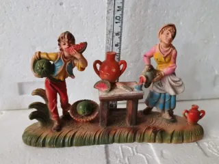 Diorama Vintage Presepe con Figure