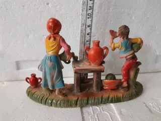 Diorama Vintage Presepe con Figure