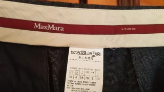 Pantaloni Lana Max Mara Studio Grigio