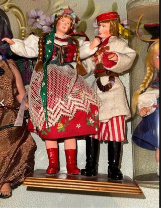 Lotto 4 bambole antiche