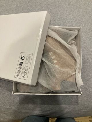 Botas Beige Plataforma Tacón