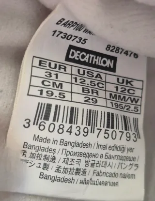 Stivali da neve Decathlon Taglia 31