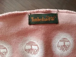 Cappellino neonata Timberland righe rosa