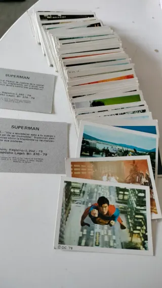 Lote cromos Superman 1978