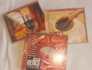 3 CD's SURTIDO IBÉRICO, ELLOS SOLOS y CON PICANTE