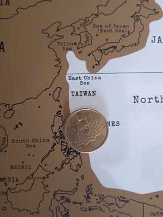 Mappa del Mondo da Grattare