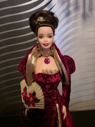Barbie Porcelana Holiday Ball 1997