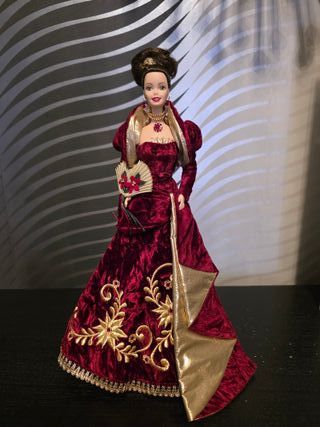 Barbie Porcelana Holiday Ball 1997