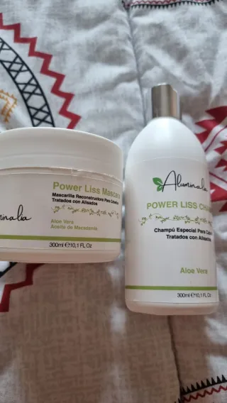 Champú y Mascarilla Aluminalia Power Liss